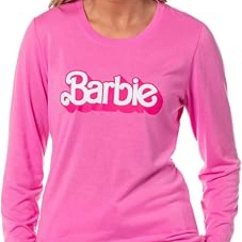 Barbie Women's 2-Piece Long Sleeve Sleepwear Jogger Pajama Set XXL